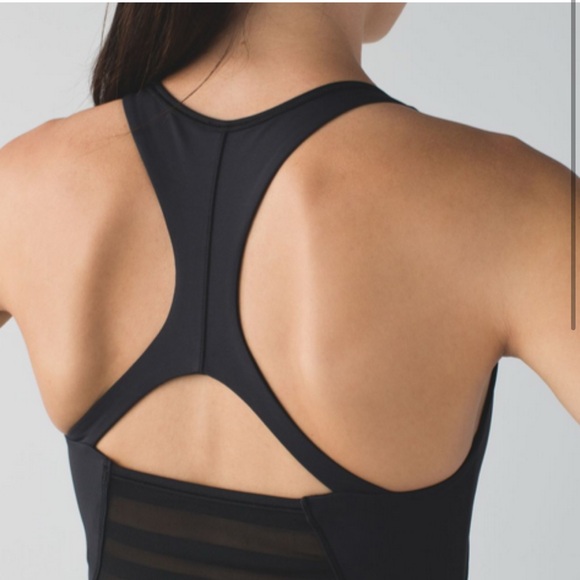 Lululemon Mesh With Me Black Tank - Picture 3 of 12